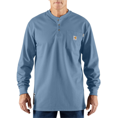 Carhartt 100237 Flame-Resistant Force Cotton Pocket Henley Shirt - Long Sleeve