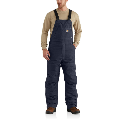 Carhartt 102691 Flame Resistant Quick Duck Quilt-Lined Bib Overalls - Insulated, Factory Seconds