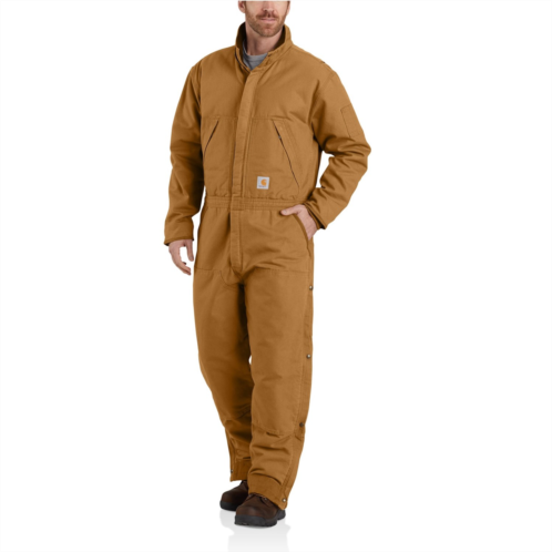 Carhartt 104396 Loose Fit Washed Duck Coveralls - Insulated