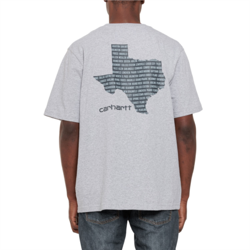 Carhartt 105620 Relaxed Fit Heavyweight Texas Graphic T-Shirt - Short Sleeve