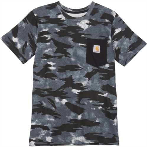 Carhartt Little Boys CA6372 Camo Pocket T-Shirt - Short Sleeve