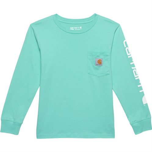 Carhartt Little Girls CA9944 Pocket T-Shirt - Long Sleeve