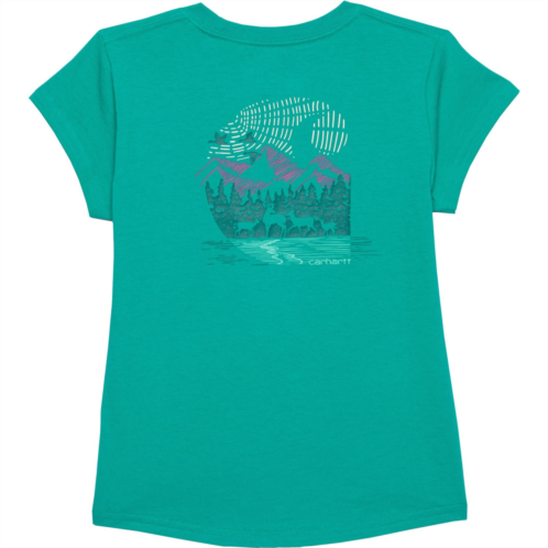 Carhartt Toddler Girls CA9932 Deer Mountain T-Shirt - Short Sleeve