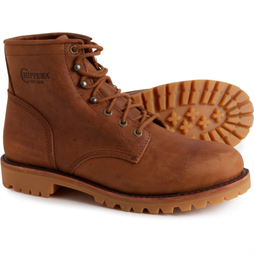 Chippewa Classic 6” Lace-Up Boots - Leather, Round Toe (For Men)