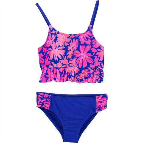 Limited Too Little Girls Bold Floral Tankini Set - UPF 50+