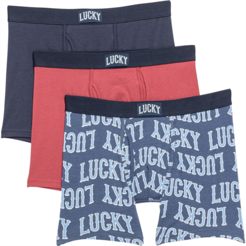 Lucky Brand Stretch Boxer Briefs - 3-Pack