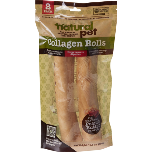 Natural Pet Collagen Rolls Dog Chews - 2-Pack