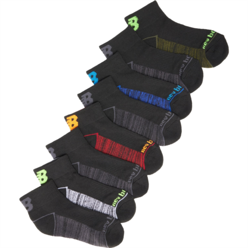 New Balance Boys Active Cushion Athletic Socks - 8-Pack, Quarter Crew