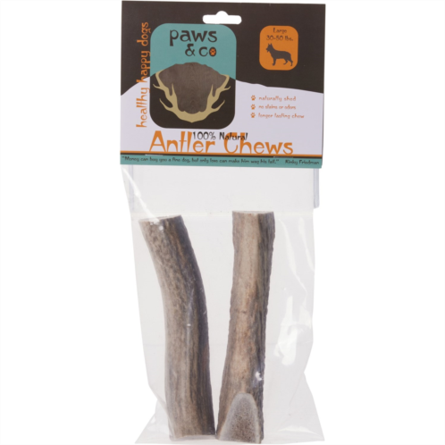 Paws & Co. Split Antler Dog Chew - 2-Pack, Large