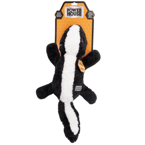 Power House Ballistic Skunk Dog Toy - 18”, Squeaker
