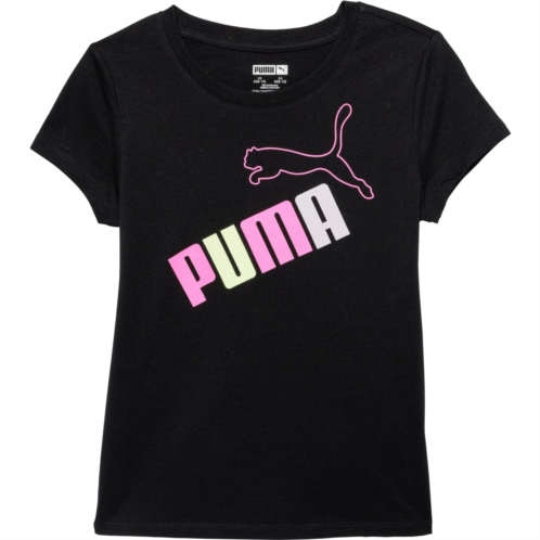 Puma Big Girls Power Pack Graphic Jersey T-Shirt - Short Sleeve