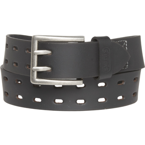 Smith  s Workwear Perforated Double-Prong Buckle Belt - Leather, 40 mm (For Men)