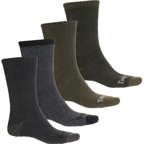 Timberland Basic Full Cushion Boot Socks - 4-Pack, Crew (For Men)