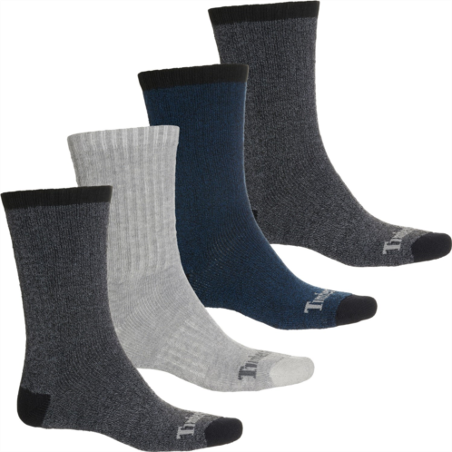 Timberland Basic Full Cushion Boot Socks - 4-Pack, Crew (For Men)