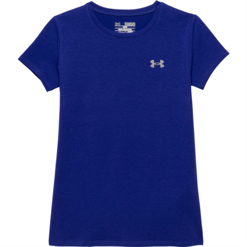 Under Armour Big Girls Logo HeatGear T-Shirt - Short Sleeve