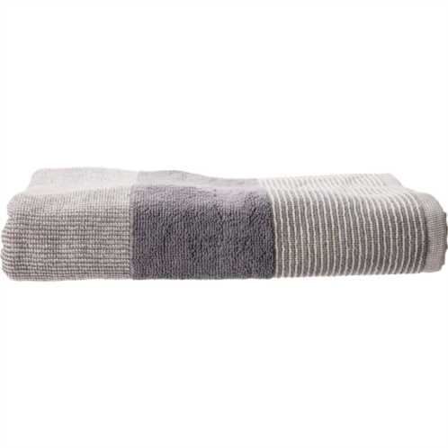 VAURNA Mingled Jacquard Bath Towel - 27x54”, Charcoal