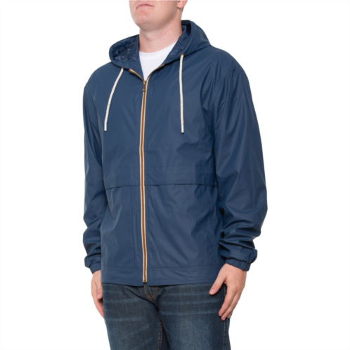 Weatherproof Vintage Rain Slicker Hooded Jacket - Waterproof
