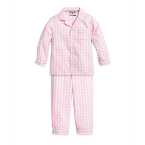Janie and Jack Petite Plume Gingham Pajama Set