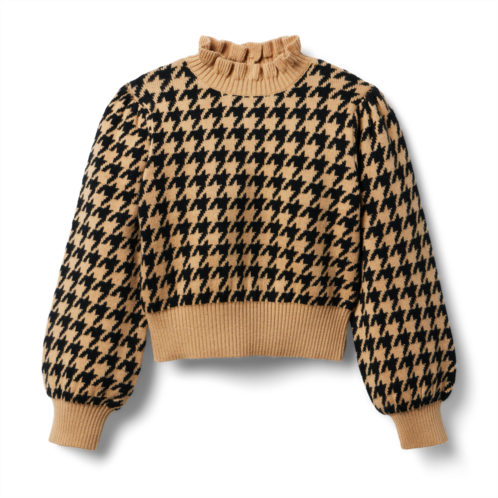 Janie and Jack Houndstooth Cropped Sweater