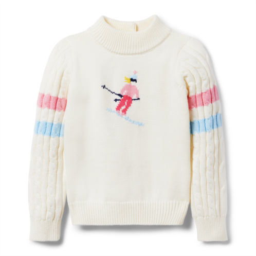 Janie and Jack Cable Knit Ski Sweater