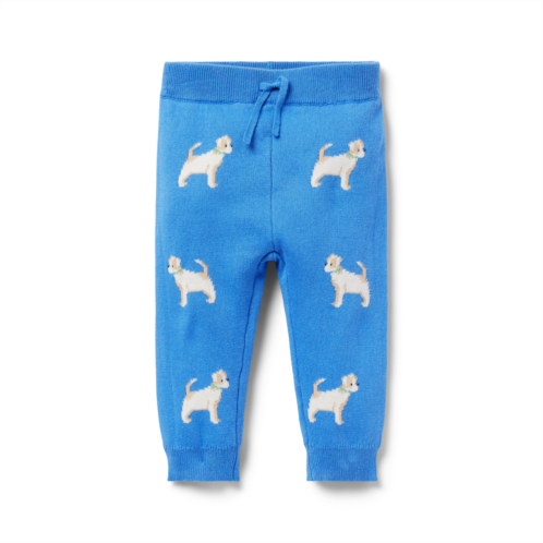 Janie and Jack Baby Dog Sweater Jogger