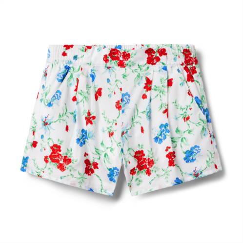 Janie and Jack Floral Pull-On Short