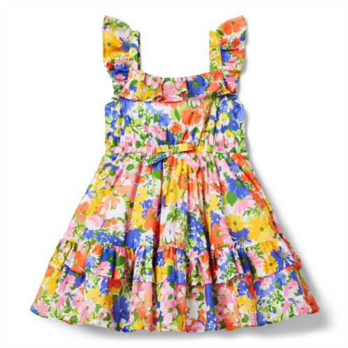 Janie and Jack Floral Ruffle Dress