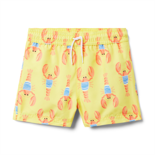Janie and Jack Recycled Lobster Swim Trunk
