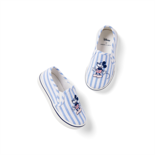 Janie and Jack Disney Mickey Mouse Slip-On Sneaker