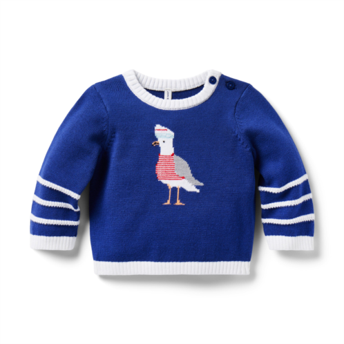 Janie and Jack Baby Seagull Sweater
