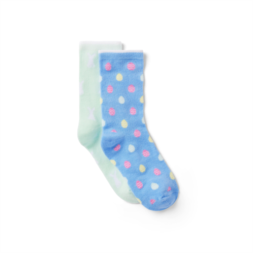 Janie and Jack Bunny and Egg Sock 2-Pack