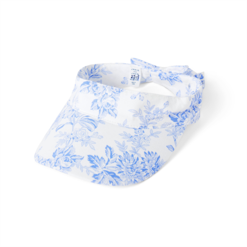 Janie and Jack Floral Toile Visor