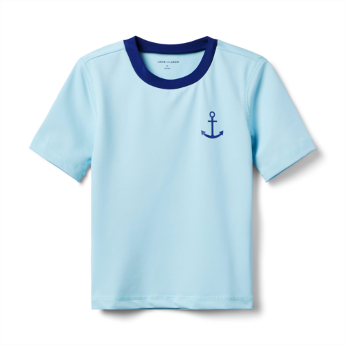 Janie and Jack Recycled Anchor Rash Guard