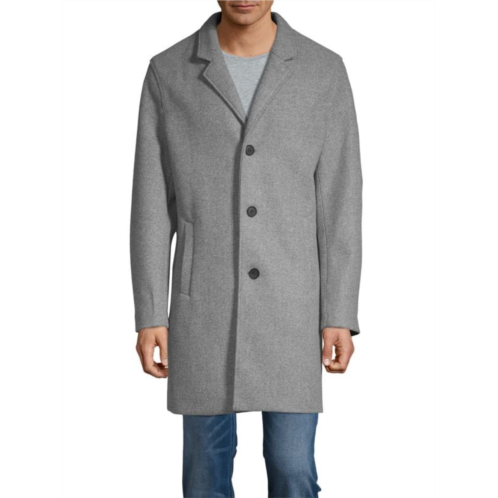 Cole Haan Stretch-Wool Topcoat