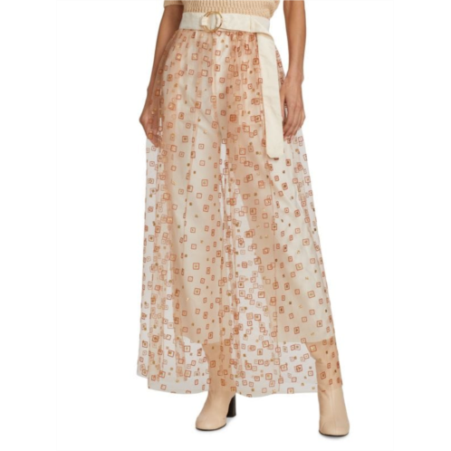 Rachel Comey Fetes Frame Long Tulle Skirt