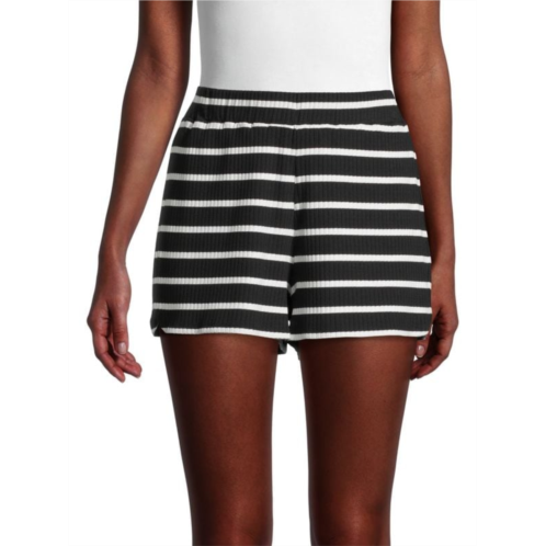French Connection Tommy Ribbed Striped Shorts