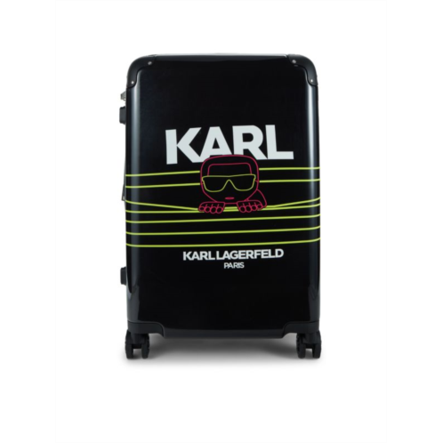 Karl Lagerfeld Paris 24 Logo Spinner Suitcase