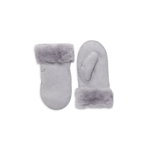 UGG Kids Suede & Shearling Mittens