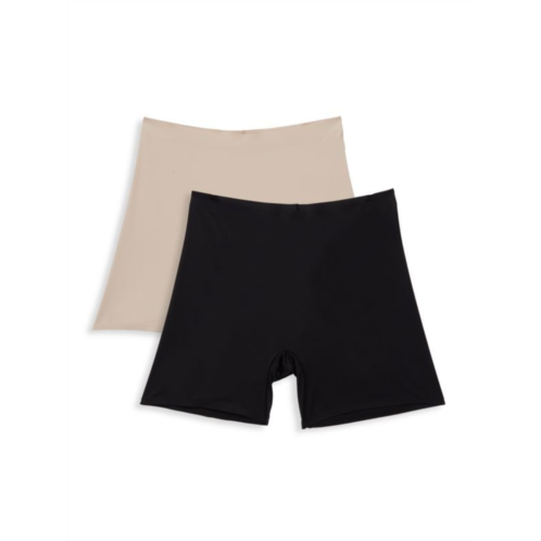 AVA & AIDEN 2-Piece High-Rise Smoothing Shorts