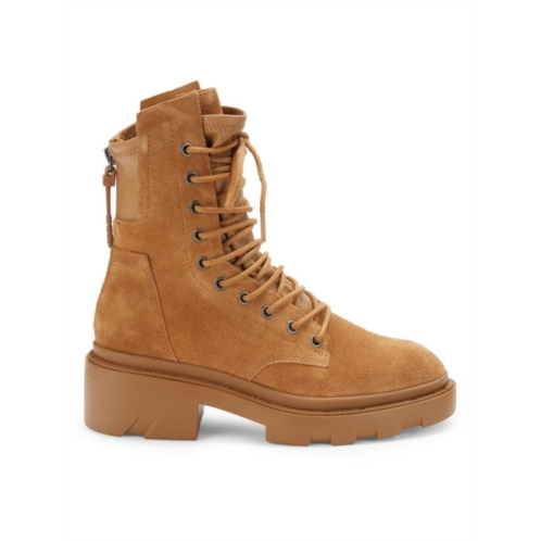 Ash Maddox Suede Combat Boots