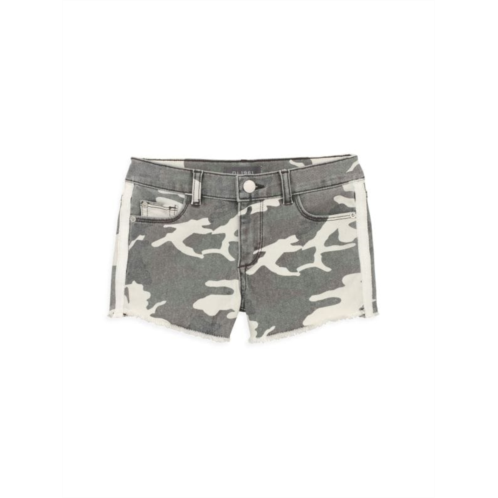 DL1961 Premium Denim Little Girls Lucy Camouflage Cut Off Shorts