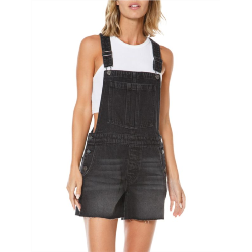 Juicy Couture Cropped Denim Overalls