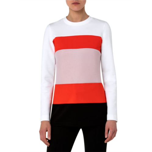 Akris punto Striped Tunic Sweatshirt