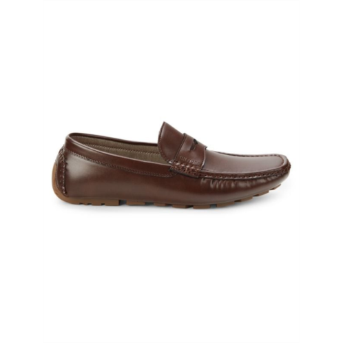 Tommy Hilfiger Faux Leather Penny Loafers