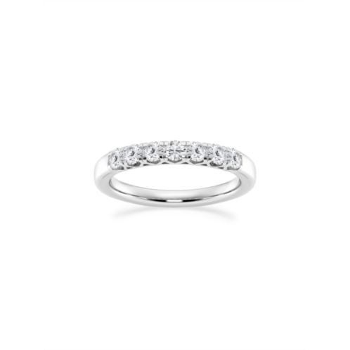 Saks Fifth Avenue Build Your Own Collection 14K White Gold & 7 Natural Round Diamond Anniversary Band
