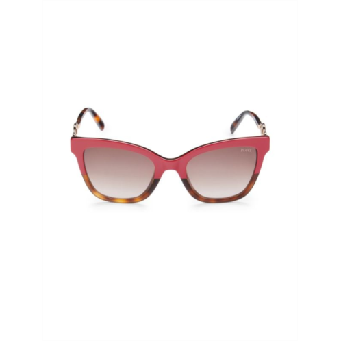 Emilio Pucci 54MM Clubmaster Cat Eye Sunglasses