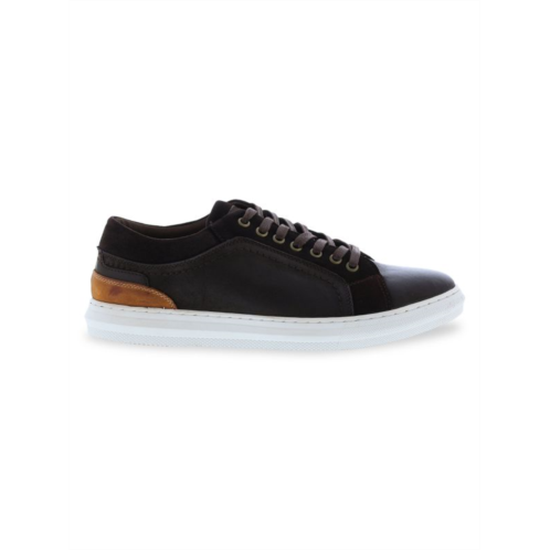 English Laundry Weaver Low Top Leather Sneakers