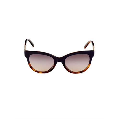 Emilio Pucci 54MM Clubmaster Cat Eye Sunglasses
