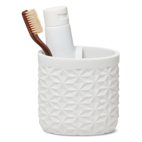 Roselli Quilted Textured Resin Toothbrush Holder