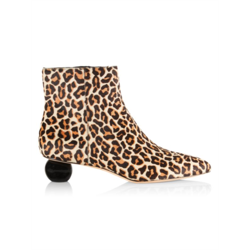 Kate spade new york Sydney Leopard Print Calf Hair Ankle Boots